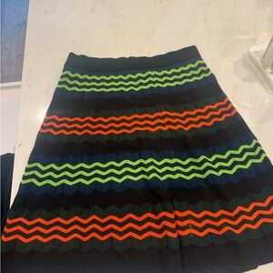 Missoni Multicolor Chevron A-Line Skirt